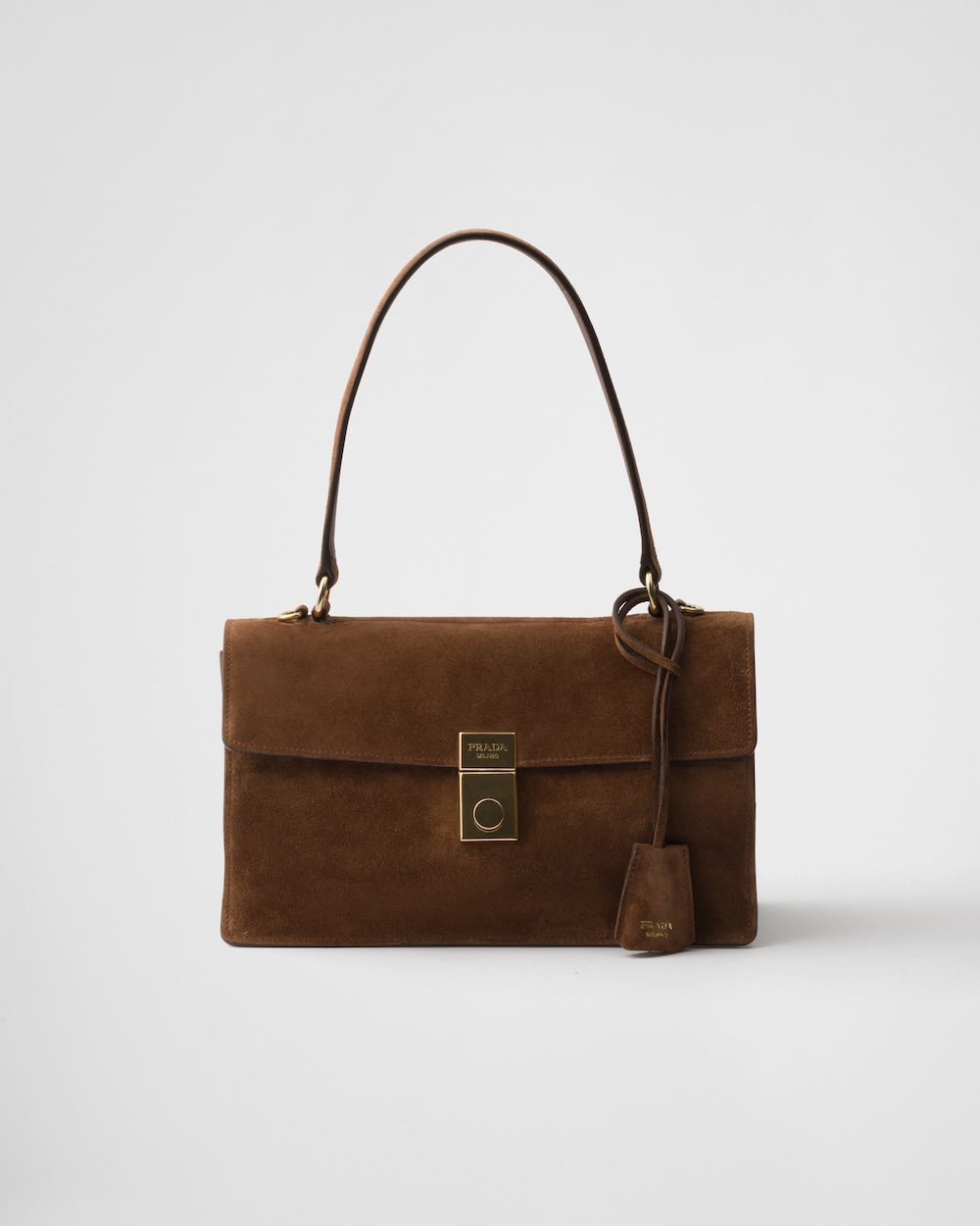 Prada Soft Sound Medium Suede Shoulder Bag - Image 1